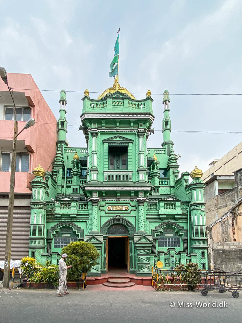 Grøn moské i Pettah Colombo Sri Lanka