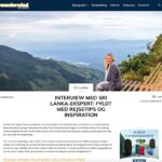 Interview om Sri Lanka med rejsemagasinet Wanderwind