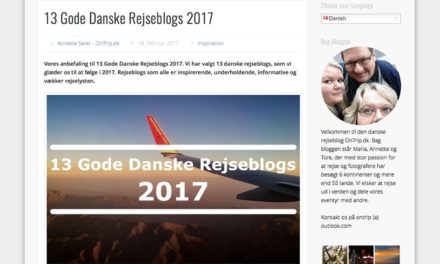 Miss-World anbefalet blandt 13 Gode Danske Rejseblogs 2017