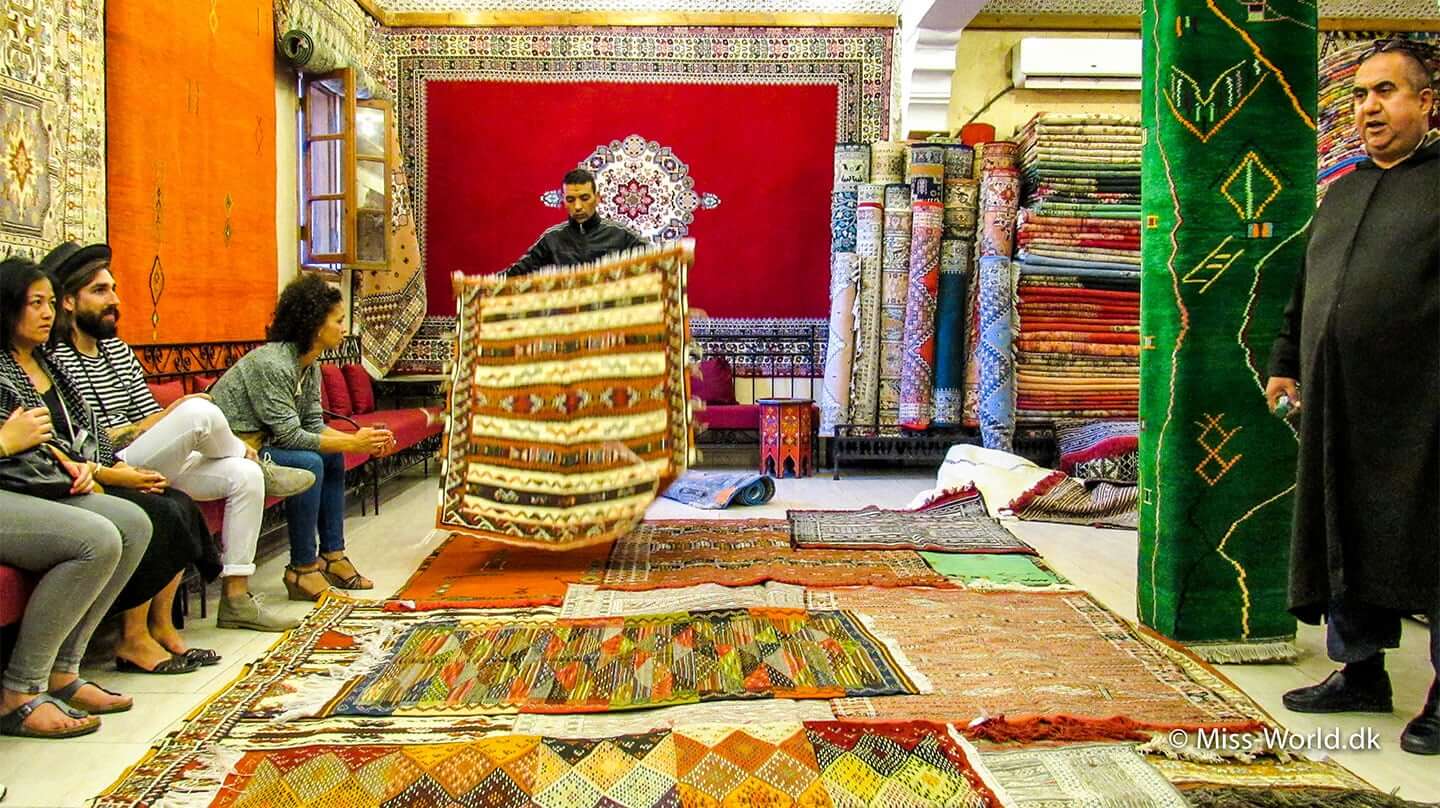 tæppehandler i marrakech