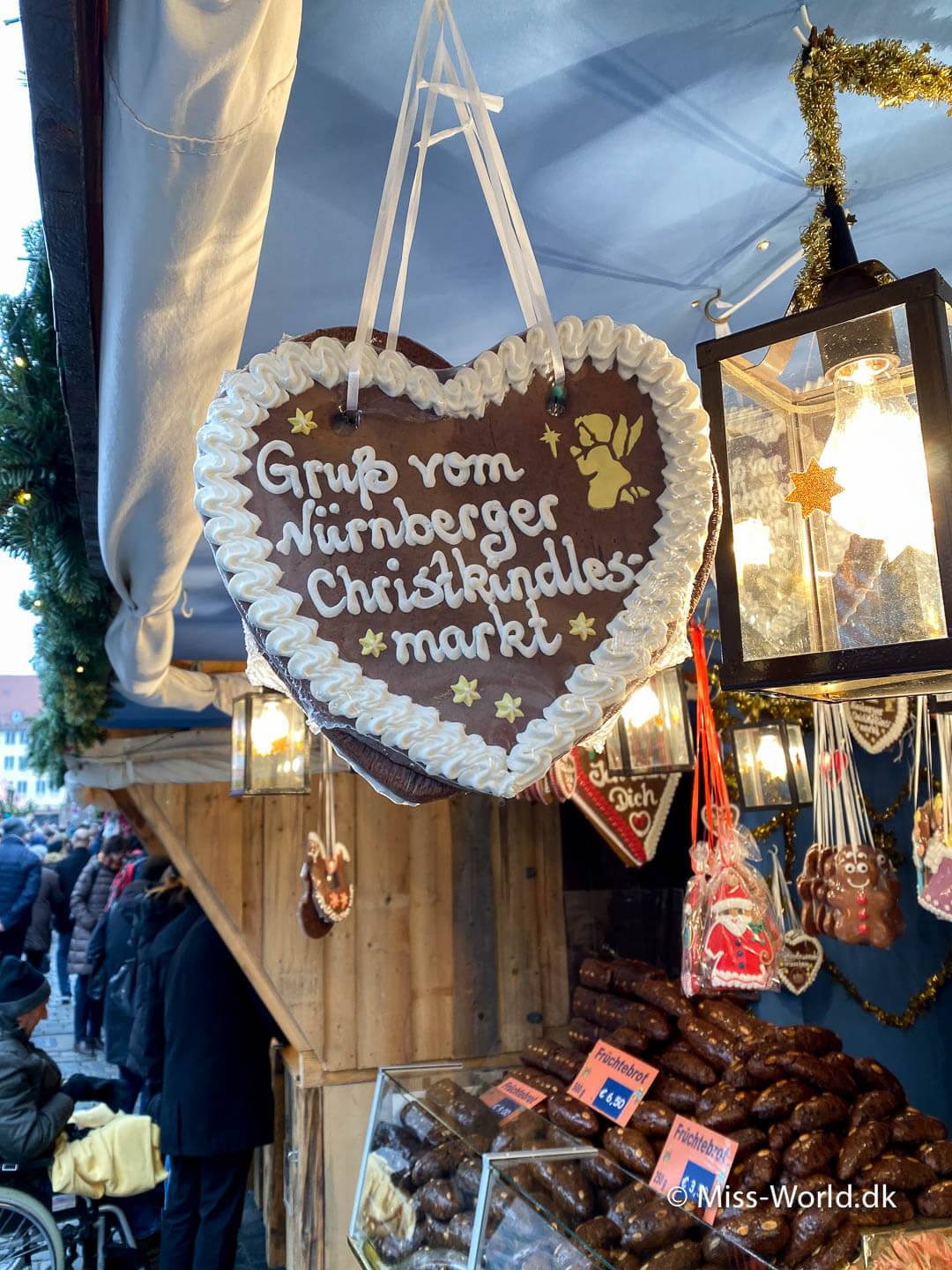 Nürnberg julemarked honningkagehjerte
