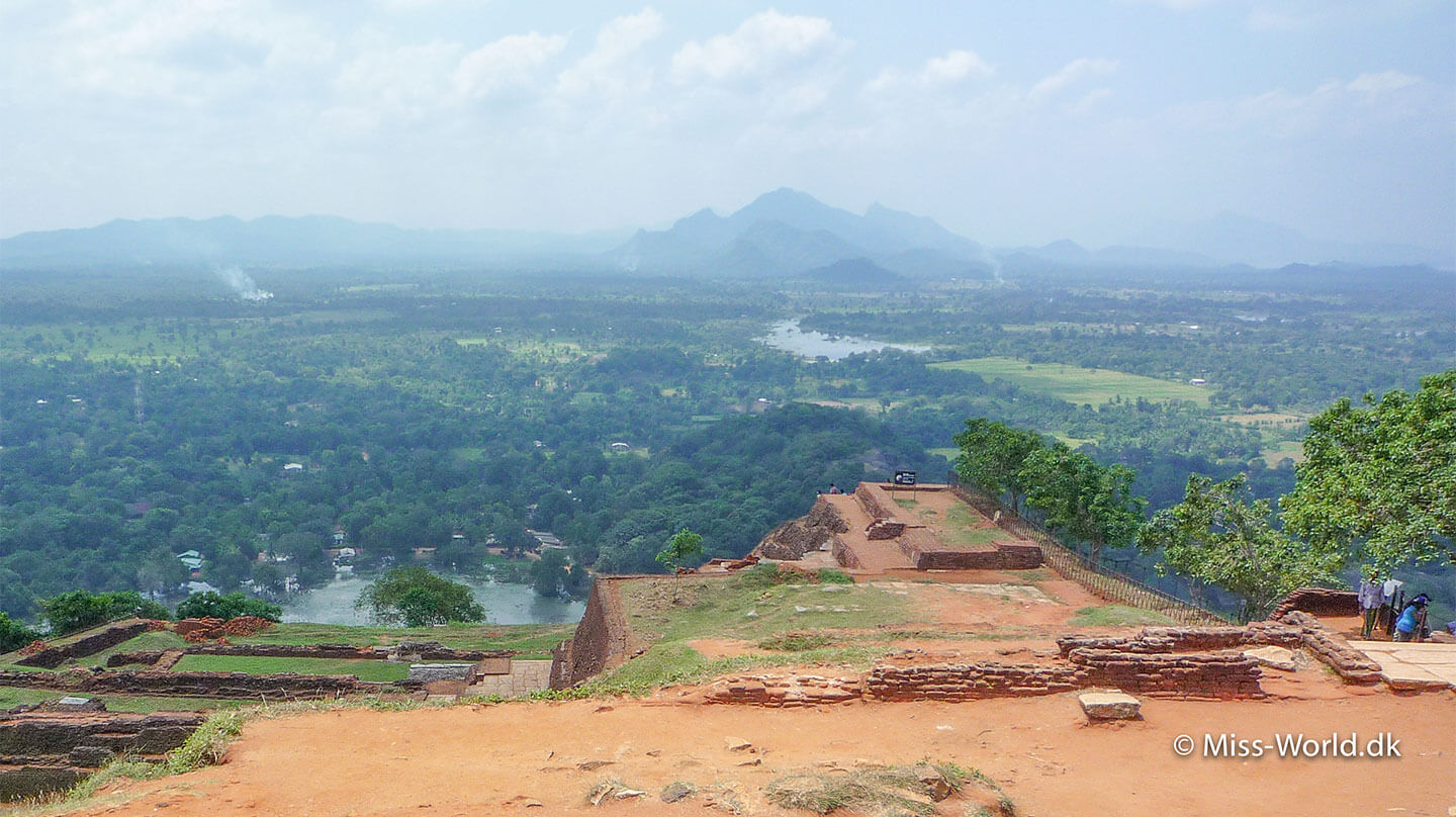 Sigiriya sri lanka udsigt fra toppen