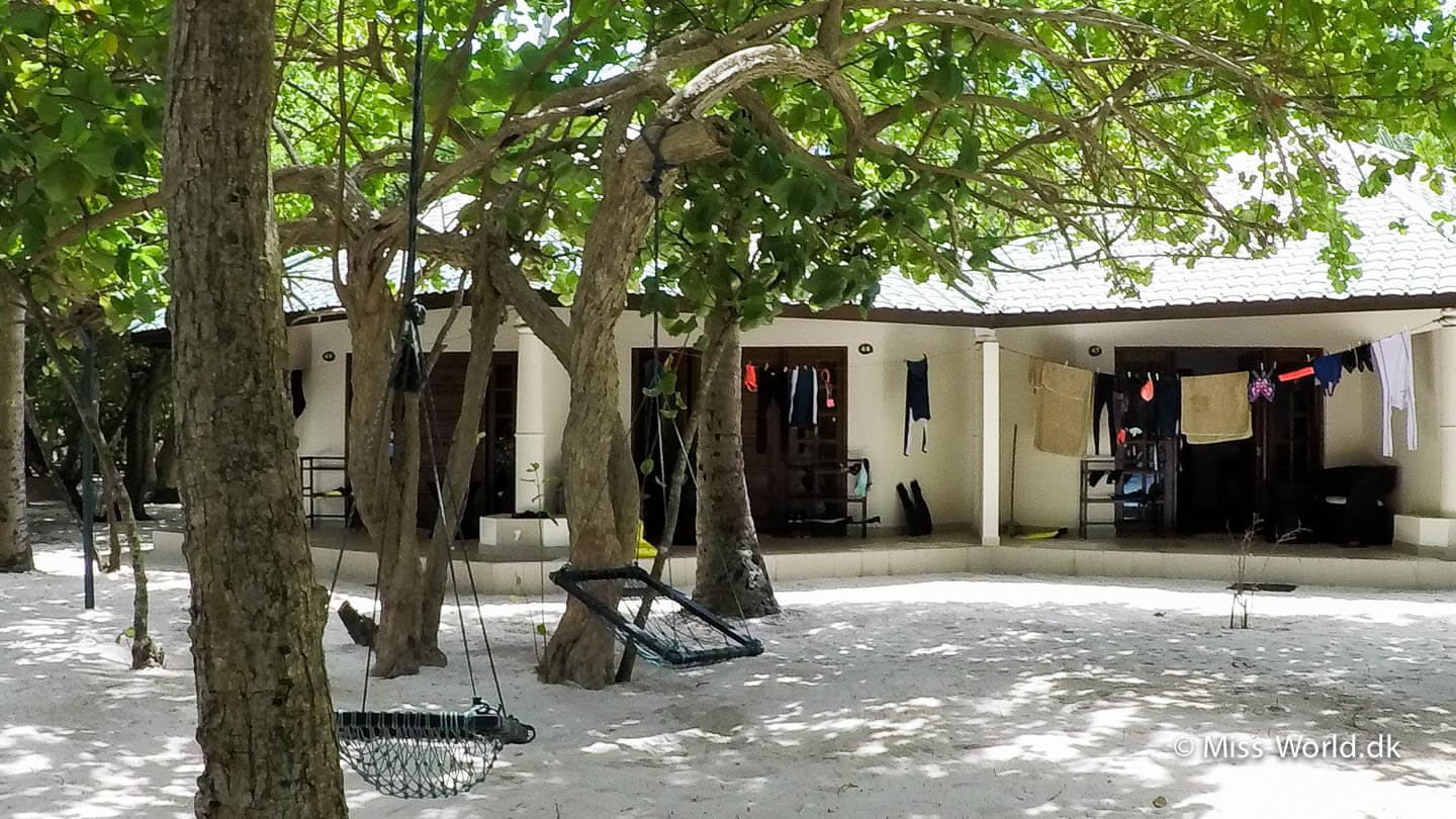 bungalow på stranden maldiverne